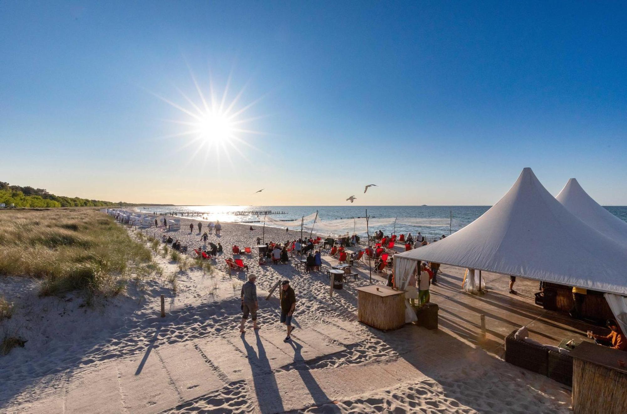 Herzmuschel an der Seebrücke Zingst Exterior foto